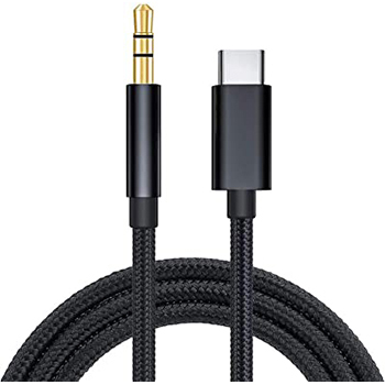 Cables USB tipo C a jack 3.5